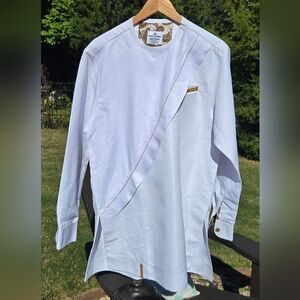 AFRICAN KAFTAN White Men's Dress Shirt